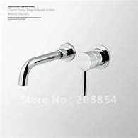 Image result for Wall Mount Single Handle Sink Faucet