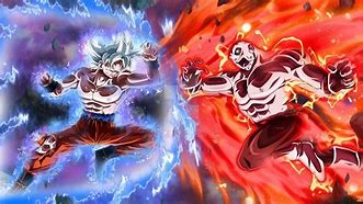 Image result for Mastered UI Goku vs Jiren