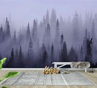 Image result for Misty Forest Wall Mural