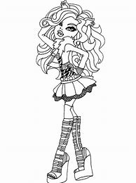 Image result for Monster High Drawing Outline