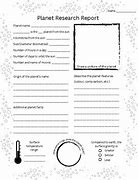 Image result for Planet Research Template