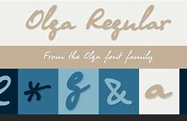 Image result for Olga Font