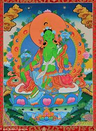 Image result for Green Tara Thangka