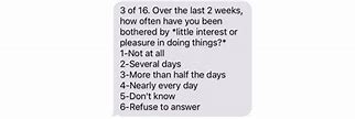 Image result for Depression Text Message