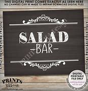 Image result for Salad Bar Toppings Sign Up Sheet