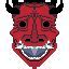 Image result for Oni Mask Pixel Art