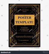 Image result for Art Deco Band Poster Template