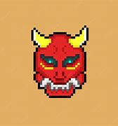 Image result for Oni Mask Pixel Art