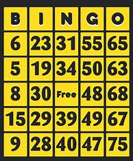 Image result for Bingo Call Card