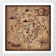 Image result for Pirate Map Drawing