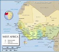 Image result for Map of West Africa