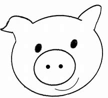 Image result for Pig Face Template