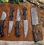 Image result for Damascus Steel Kitchen Knife