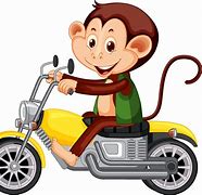 Image result for Monkey Riding a Motorcycle Pixel Art