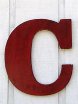 Image result for Wooden Letter C