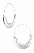 Image result for Silver Helix Hoop Earrings