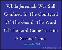 Image result for Jeremiah 33 the Message Bible