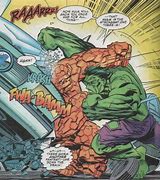 Image result for Thing Hulk Fights