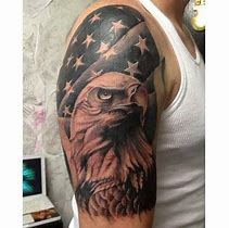 Image result for Eagle Flag Tattoo