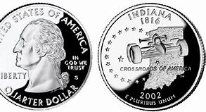 Image result for Indiana State Quarter