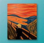 Image result for The Scream Lithograph