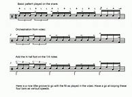 Image result for Drum Fills Sheet Music