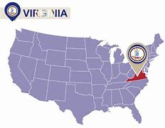 Image result for Virginia State Us Map