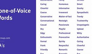 Image result for Tone of Words