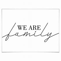 Image result for We Are Family Word Art