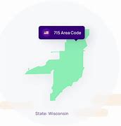 Image result for 715 Area Code Map