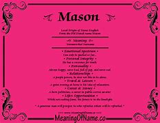 Image result for Mason Text