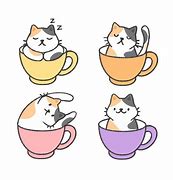 Image result for Cat Cup of Tea Meme