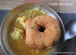 Image result for Medu Vada Sambhar