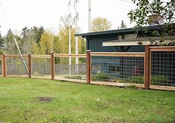 Image result for 6 FT Hog Wire Fence