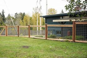 Image result for Black Hog Wire Fencing