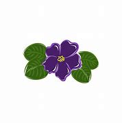 Image result for African Violet Flower Clip Art