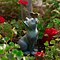 Image result for Cat Statue with Butterfly