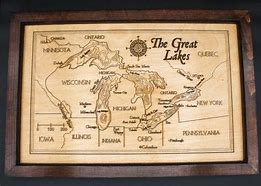 Image result for Great Lakes Wall Art