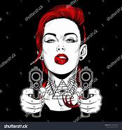 Image result for Gangsta Girl with Bandana Drawing