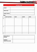 Image result for Blank Action Plan Template Word