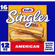 Image result for Wrapped Slice of Cheese Kraft