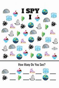 Image result for I Spy Kids Worksheet