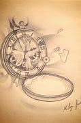 Image result for Broken Clock Ink Drawing