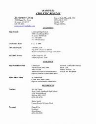 Image result for High School Senior Resume