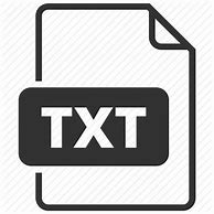 Image result for TXT Icon