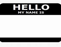 Image result for Name Clip Art Black and White