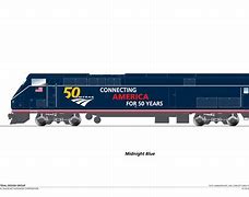 Image result for Amtrak 50th Anniversary P42