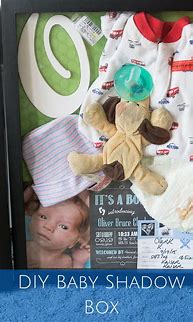 Image result for Baby Boy Shadow Box Ideas