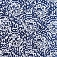 Image result for Blue Paisley Print