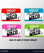 Image result for Hello My Name Is Sticker Spider Verse